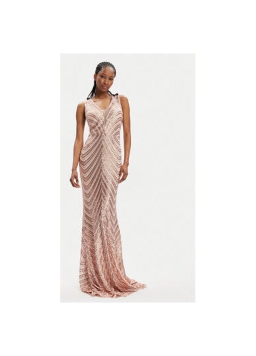 Дамска рокля, Fracomina, 303690014, Полиестер, Розов, Розово, S