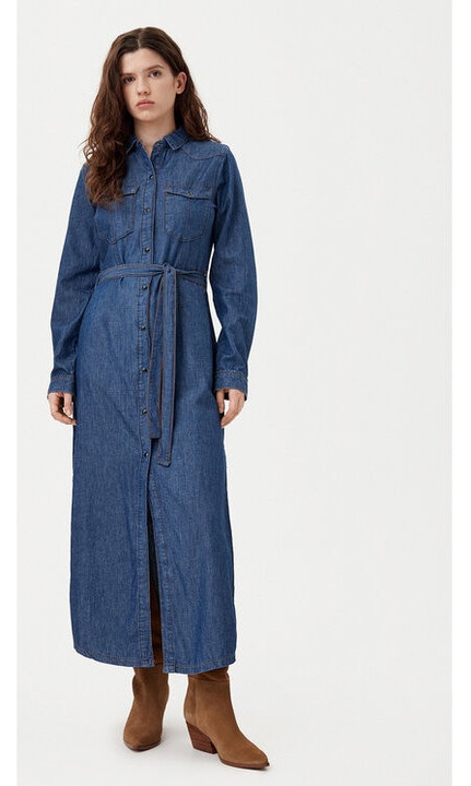 Női ruha, Noisy May, 304807848, Pamut, Kék, Kék