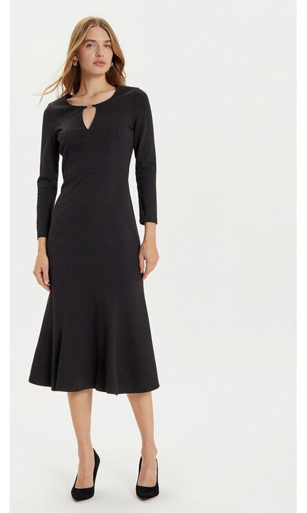 Rochie dama, Rinascimento, 304891243, Viscoza/Poliamida, Negru, Negru