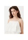 Rochie dama, Yas, 304950667, Poliester, Alb, Alb