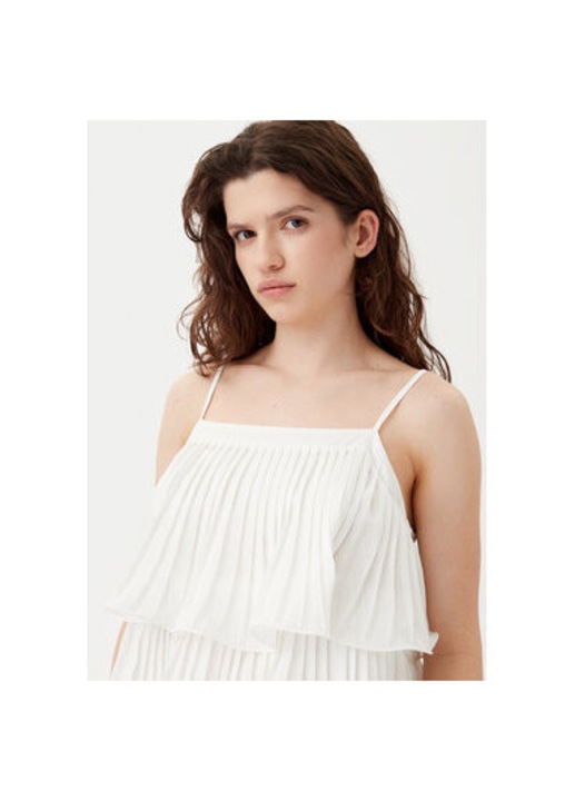 Rochie dama, Yas, 304950667, Poliester, Alb, Alb