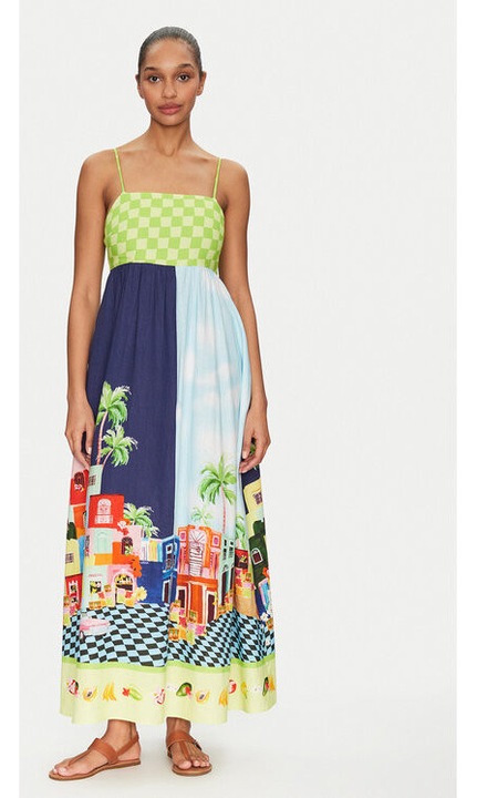 Női ruha, Seafolly, 305002280, Len/Viszkóz, Többszínű, Többszínű, M