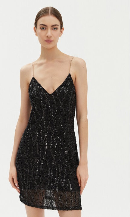 Női ruha, Imperial, 305062673, Szintetikus, Fekete, Fekete