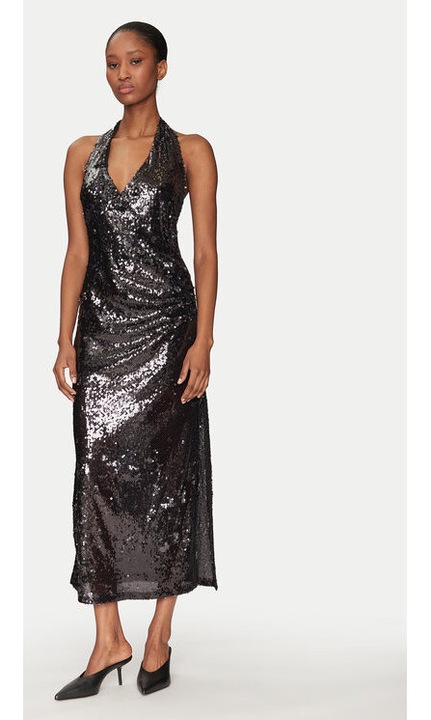 Rochie dama, Haveone, 305136916, Poliester reciclat, Negru, Negru