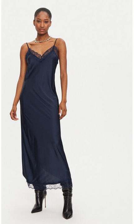 Rochie dama, Rinascimento, 304787652, Poliester, Albastru, Albastru, XS