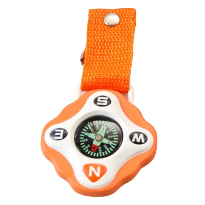 Преносим компас, 6.7x6 см, ABS материал, за деца, за употреба на открито