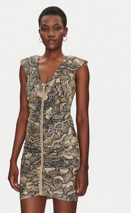 Női ruha, Just Cavalli, 305216243, Poliészter/Poliamid, Barna, Barna