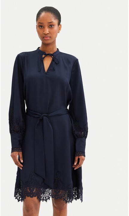 Női ruha, Bruuns Bazaar, 304453748, Újrahasznosított poliészter, Kék, Kék