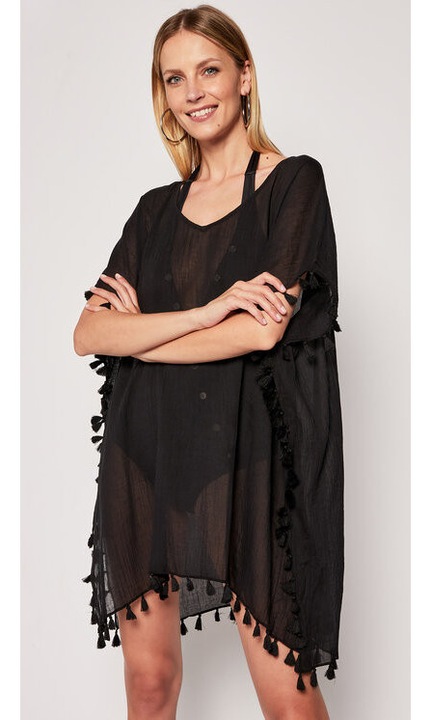 Női ruha, Seafolly, 9337611823560, Pamut, Egy méret INTL, Fekete