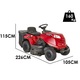 Tractoras pentru gazon, CastelGarden Mountfield, Putere nominala 16 CP, Benzina, Diametru 84 cm, Inaltime taiere 25-80 mm, Transmisie hidrostatica, volum cos 240 l