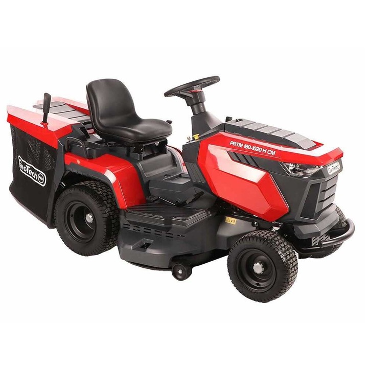 Tractoras pentru gazon, Geo Tech-Pro Mulching, Putere nominala 17 CP, Benzina, Diametru 102 cm, Inaltime taiere 30-90 mm, Transmisie Hidrostatica, 280 l, Led