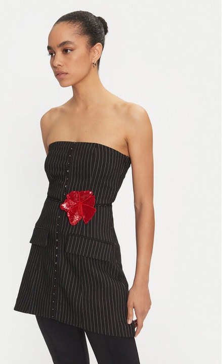 Bluza dama, Rotate, 304472725, Viscoza/Poliester, Negru, Negru