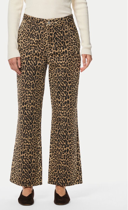 Дамски дънки, Pieces, 304914942, Памук/Полиестер, Кафяв, Кафяв