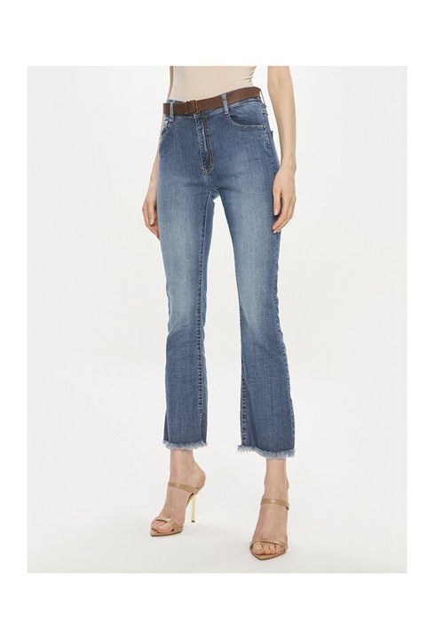 Blugi dama, Please, 304006029, Bumbac, Albastru, Albastru