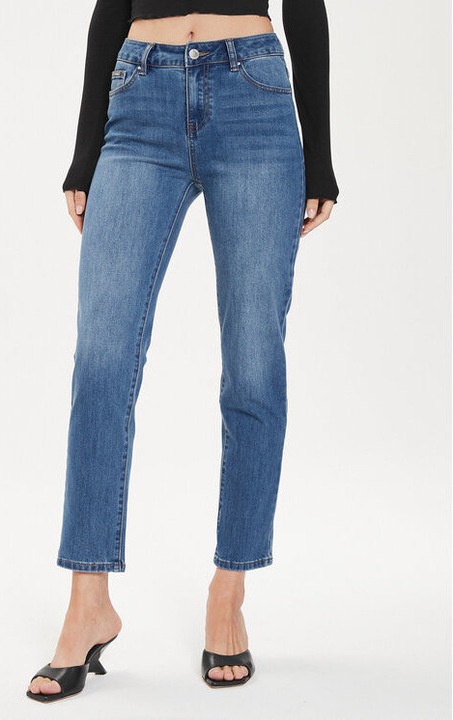 Blugi dama, Morgan, 303918774, Bumbac/Poliester, Albastru, Albastru, 34