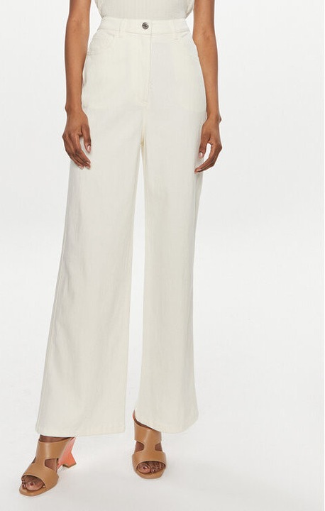 Blugi dama, Samsoe Samsoe, 303647551, Bumbac/In, Bej, Bej