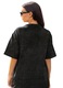 Tricou oversize pentru femei cu imprimeu Retro Skater Rock