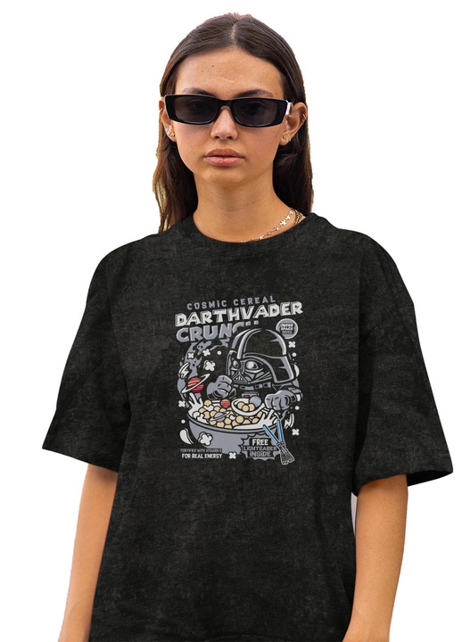 Дамска овърсайз тениска CLANDESTINE Cult Remix, памук, черен рок, Маслинено зелено, XS-S