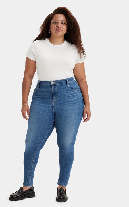 Дамски дънки, Levi's, 303865986, Памук/Лиосел, Син, Син