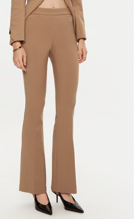 Дамски панталон, Simona Corsellini, 304362439, Полиестер/Вискоза, Бежов, Бежов