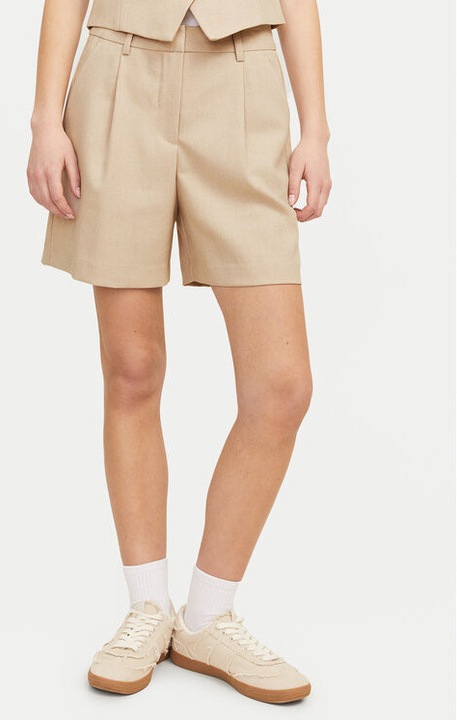 Női rövidnadrág, Jjxx, 304703355, Poliészter, Bézs, Bézs