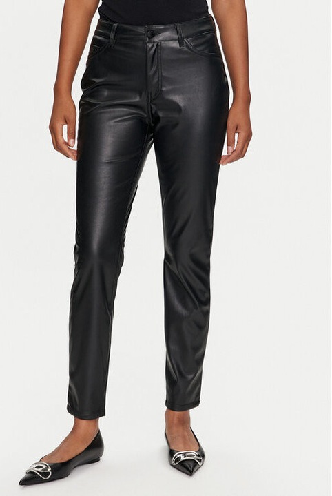 Pantaloni dama, Jdy, 304436963, Piele ecologica, XS-L32 EU, Negru