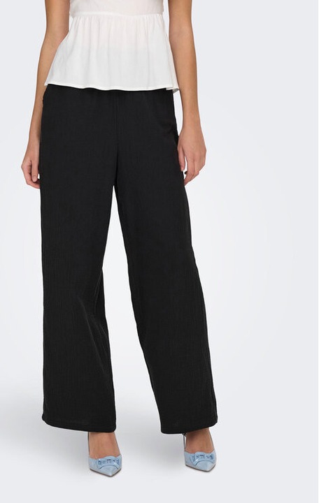 Női nadrág, Only, 303603472, Biopamut, L-L32 EU, Fekete