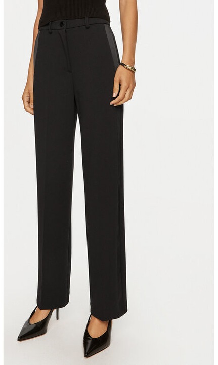 Női nadrág, Vicolo, 304725654, Poliészter, Fekete, Fekete