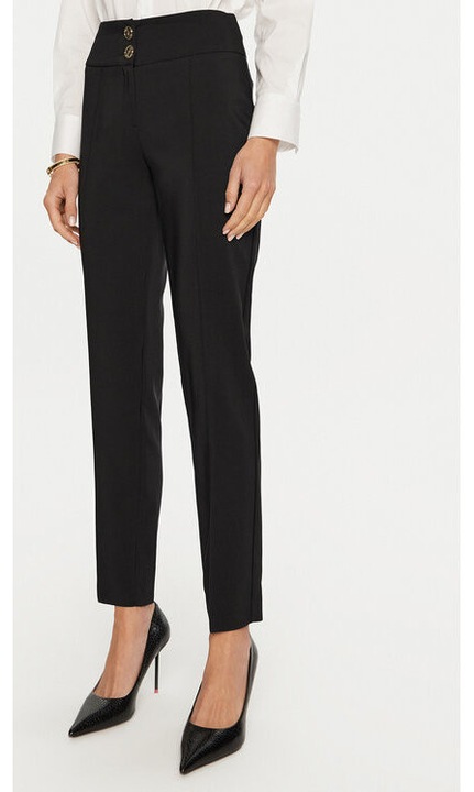 Női nadrág, Artigli, 304776632, Poliészter, Fekete, Fekete