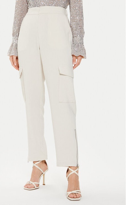 Női nadrág, Karen By Simonsen, 303641351, Poliészter/Viszkóz, Bézs, Bézs