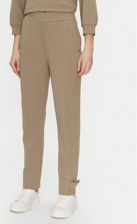 Női nadrág, Joop, 305182883, Pamut/Poliészter, Bézs, Bézs