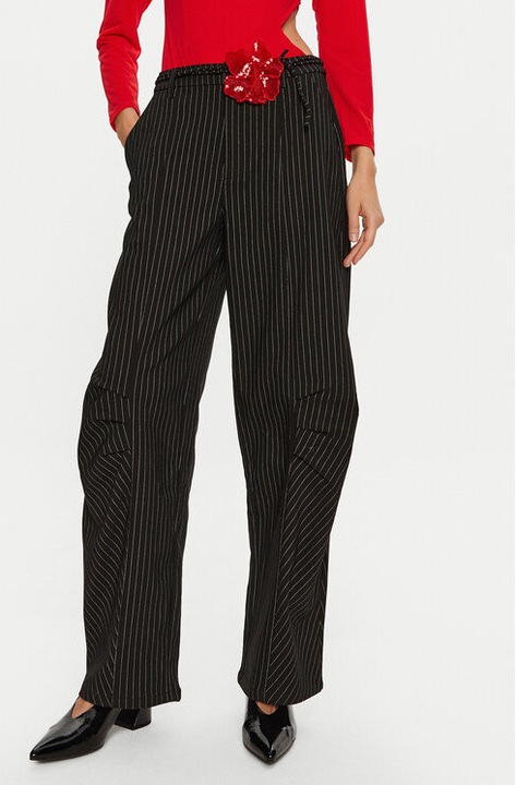 Дамски панталон, Rotate, 304472862, Вискоза/Полиестер, 34 EU, Черен