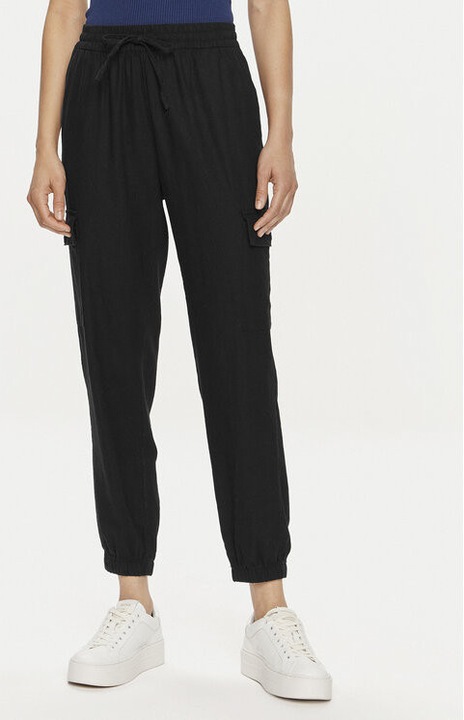 Női nadrág, Only, 303323653, Len/Viszkóz, M-L32 EU, Fekete