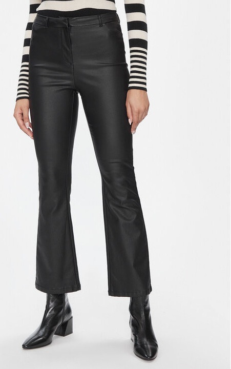 Pantaloni dama, Vero Moda, 302986088, Piele ecologica, XS-L32 EU, Negru
