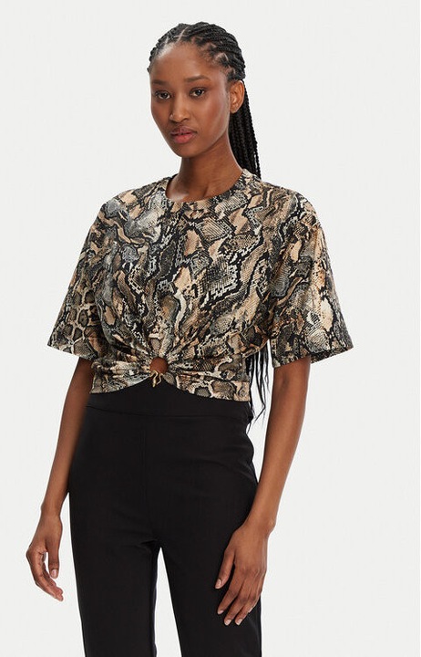 Tricou dama, Just Cavalli, 305216250, Bumbac, Maro, Maro