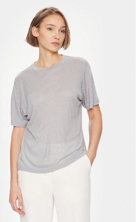 Tricou dama, Day Birger, 304007781, Bumbac/Lana, XS INTL, Gri