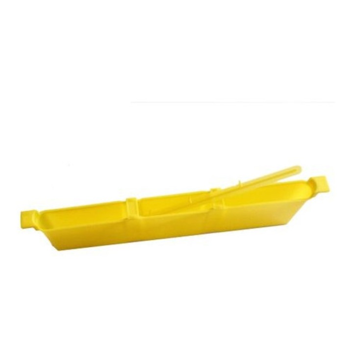 Hranitor apicol tip uluc din plastic mat, cu plutitor, 1 L