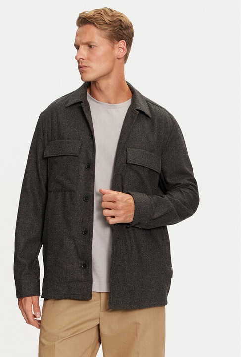 Geaca barbati, Marc O Polo, 304173585, Lana/Poliester, Gri, Gri