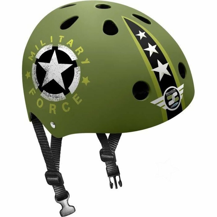 Sport védősisak STAMP Military Star, állítható rendszerű, fekete