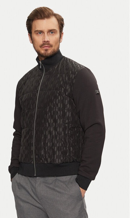 Geaca barbati, Karl Lagerfeld, 304612756, Poliester, Negru, Negru, M