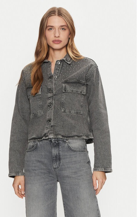 Geaca dama, Vero Moda, 304869082, Bumbac/Bumbac, Gri, Gri