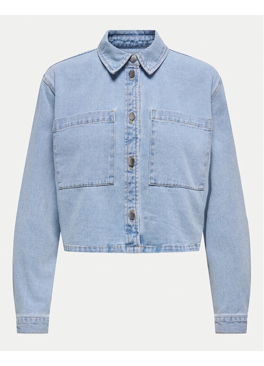 Női kabát, Jdy, 304913280, Pamut, Kék, Kék