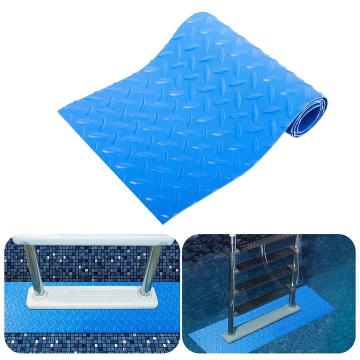 Covoras scara piscina cauciuc 23x60cm