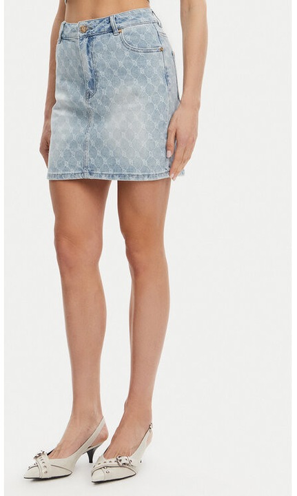 Fusta dama, Gaudi, 305244796, Bumbac, Albastru, Albastru