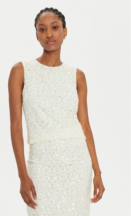 Дамска пола, Vicolo, 304937057, Полиестер, Бял, Бял