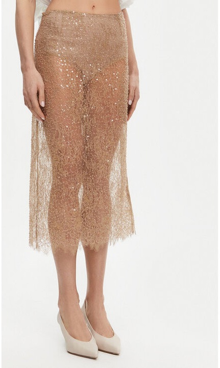 Fusta dama, Birgitte Herskind, 304928161, Poliester, Bej, Bej, 38