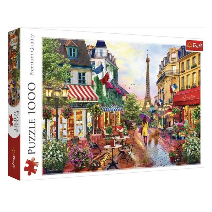 Trefl 1000 db-os puzzle - Virágos Párizs (10864)