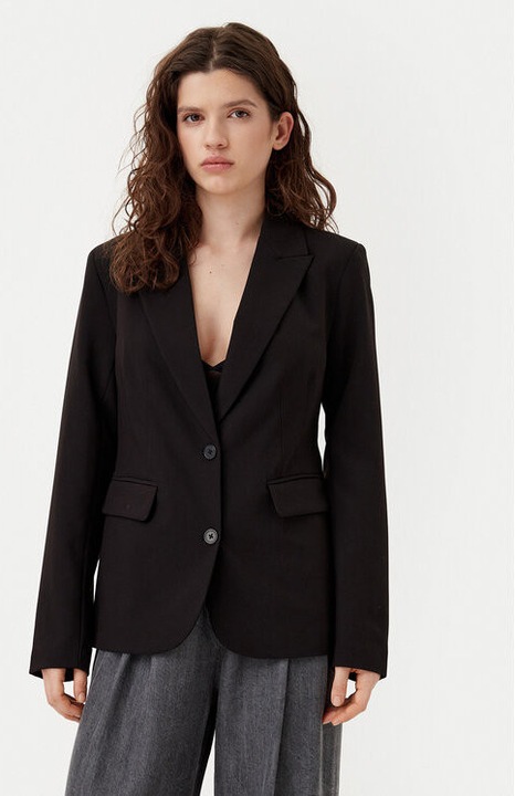 Дамско яке, Only, 304784613, Рециклиран полиестер/Полиестер, Черно, Черен