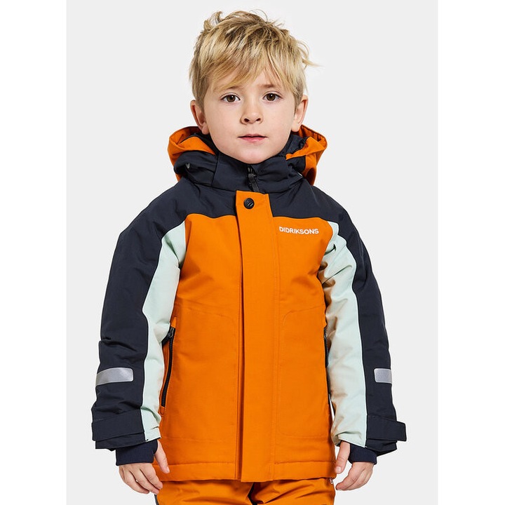 Детско яке, Didriksons, 304343919, Полиамид, Оранжево, Оранжев