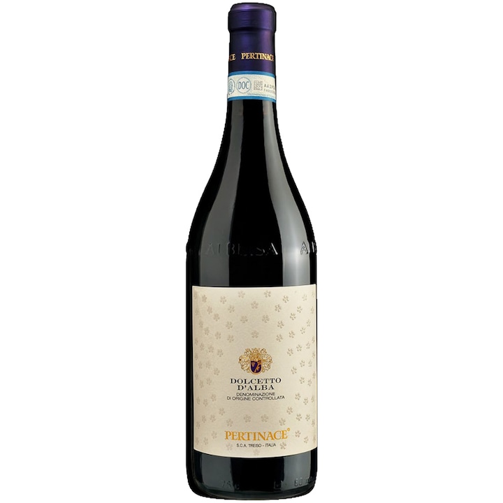 Vin Rosu Pertinace Dolcetto D'Alba, DOC, Sec, 0.75l
